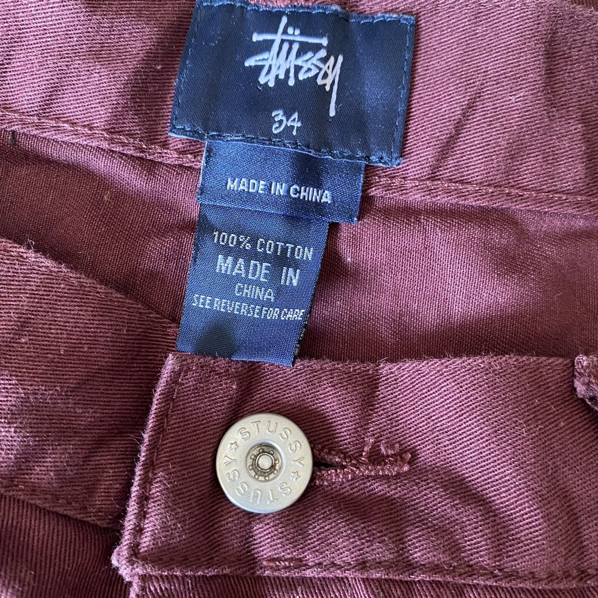 Stussy Stussy Maroon Pants 36x32 Size US 34 / EU 50 - 12 Thumbnail