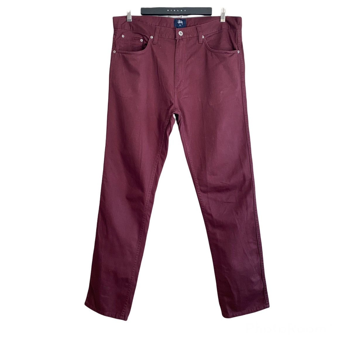 Stussy Stussy Maroon Pants 36x32 Size US 34 / EU 50 - 1 Thumbnail