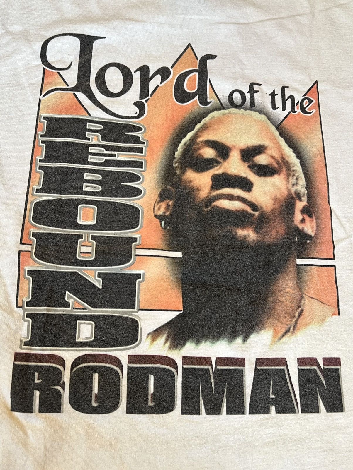 Converse × Rap Tees × Vintage Vintage Dennis Rodman Lord Of The Rebound Rap Tee Shirt Size US M / EU 48-50 / 2 - 3 Thumbnail