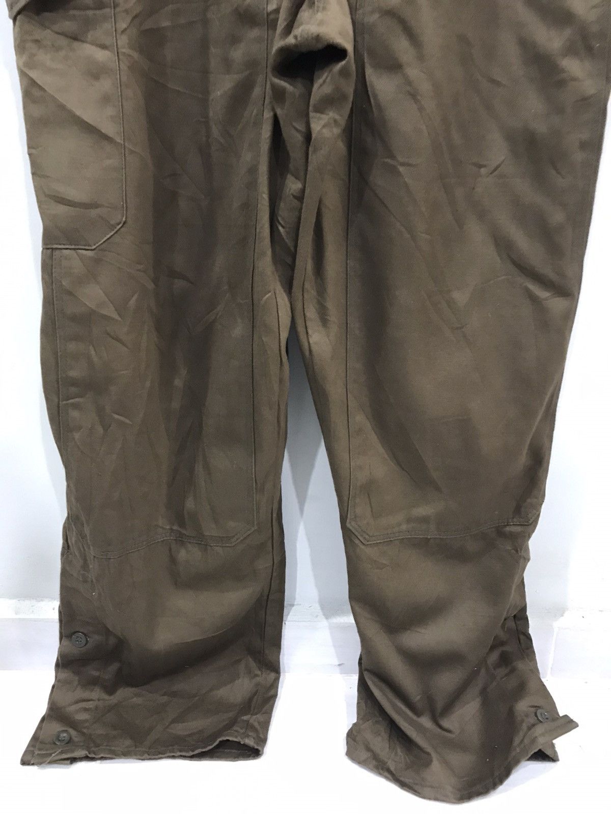 Vintage For W43-45🔥Vintage War Issue Double Knee Half Cargo Overall Size US 44 / EU 60 - 5 Thumbnail