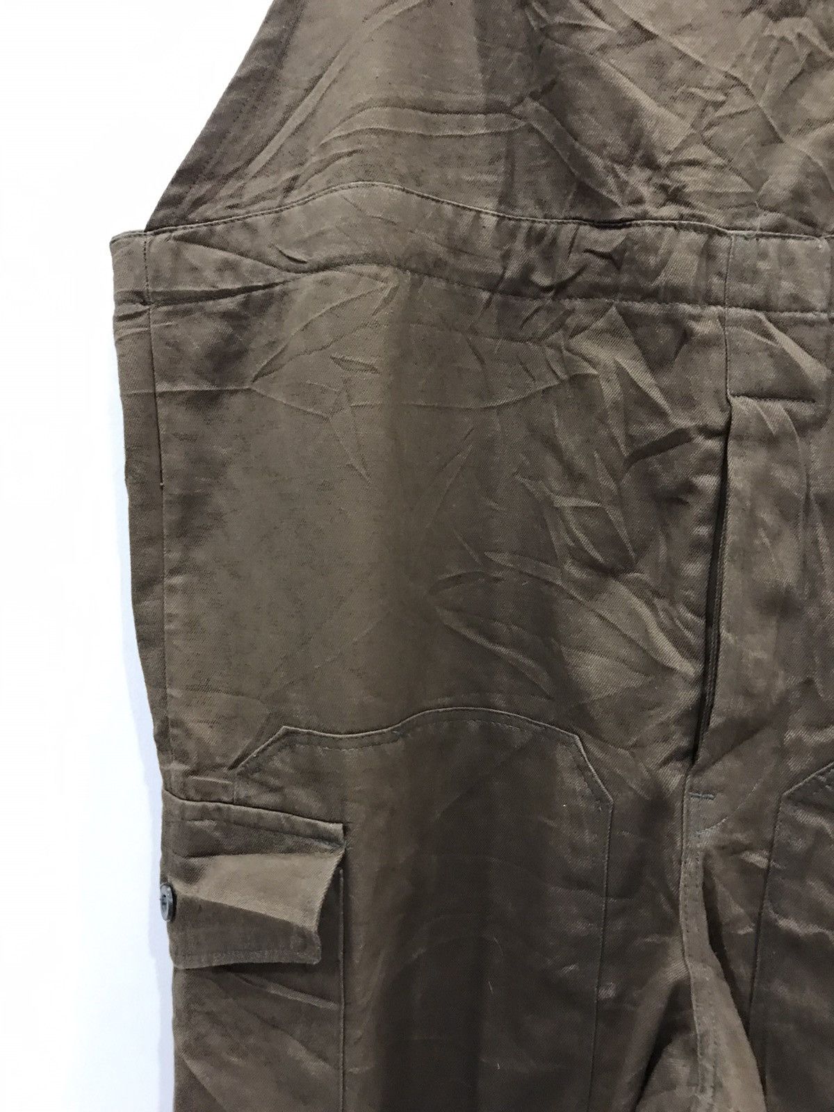 Vintage For W43-45🔥Vintage War Issue Double Knee Half Cargo Overall Size US 44 / EU 60 - 4 Thumbnail