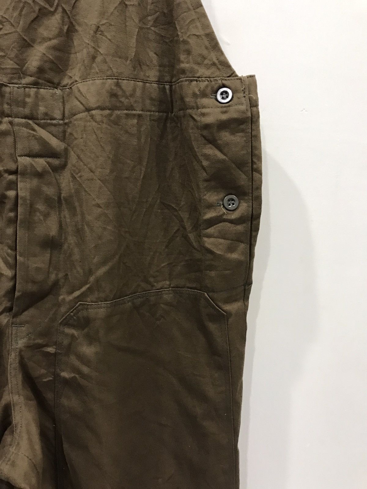 Vintage For W43-45🔥Vintage War Issue Double Knee Half Cargo Overall Size US 44 / EU 60 - 3 Thumbnail