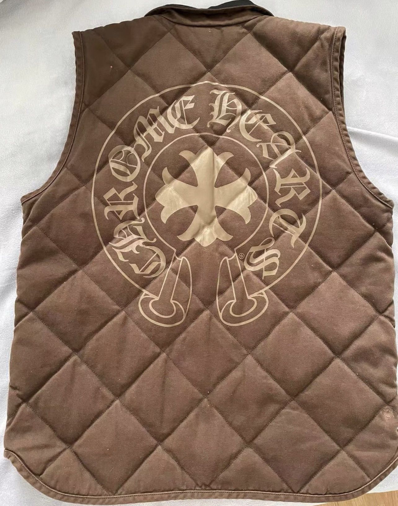 Chrome Hearts CHROME HEARTS 1/1 MATTY BOY MINK LEATHER VEST JACKET 