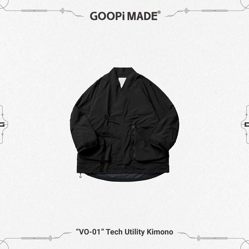 Other GOOPiMADE VO-01 Tech Utility Kimono Jacket - Black | Grailed