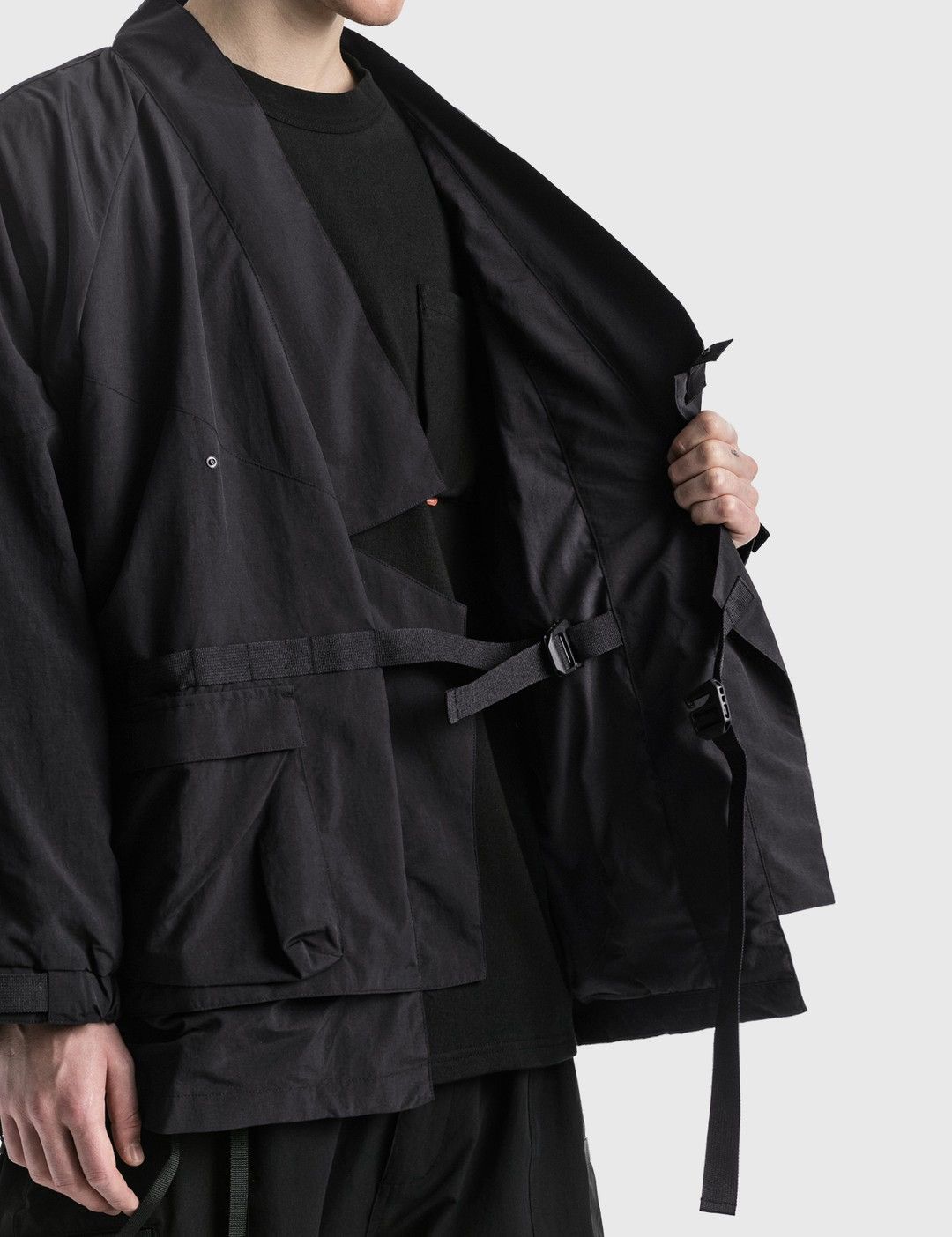 Other GOOPiMADE VO-01 Tech Utility Kimono Jacket - Black | Grailed