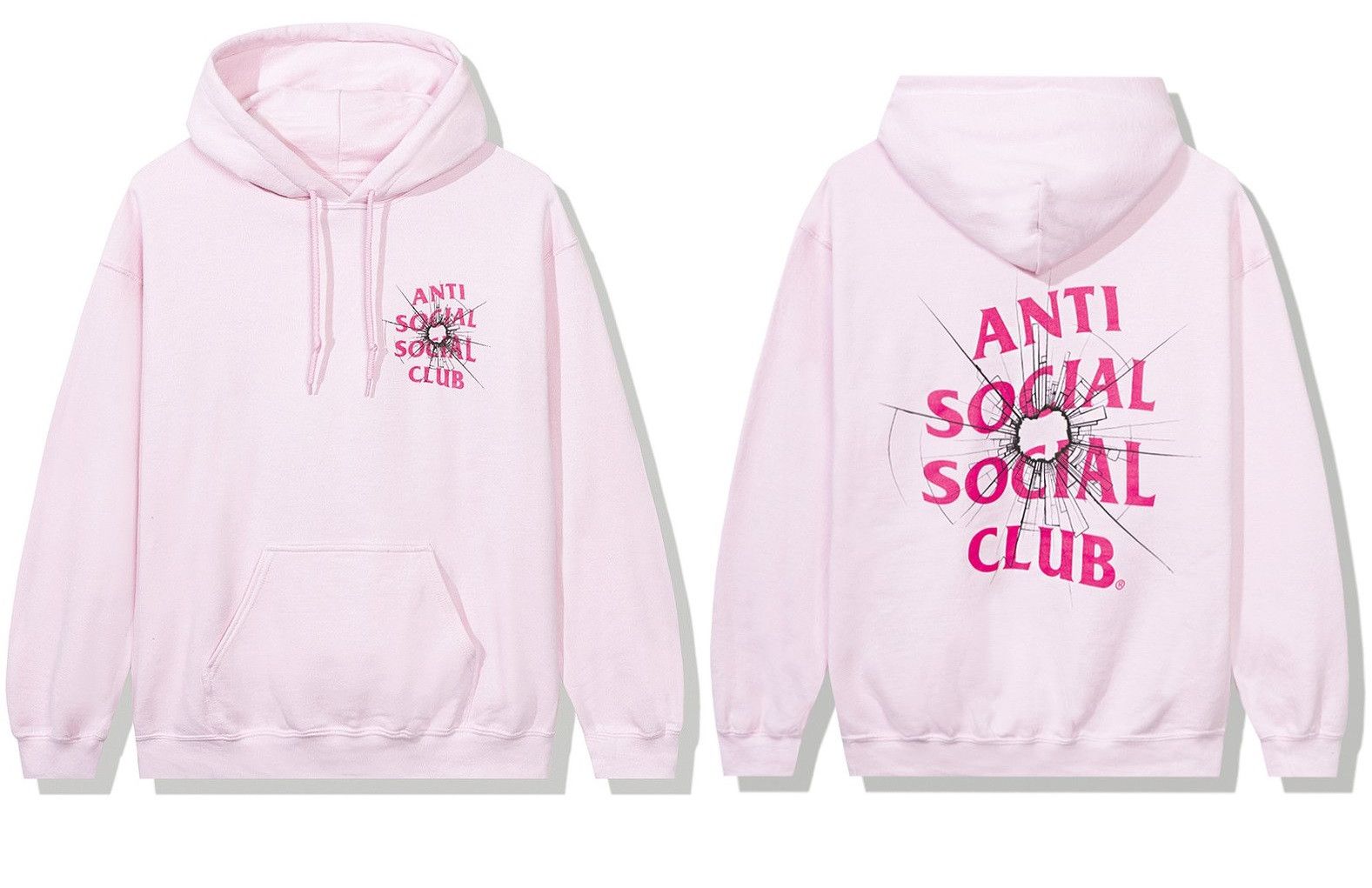 Anti social social hot sale club hoodie rosa