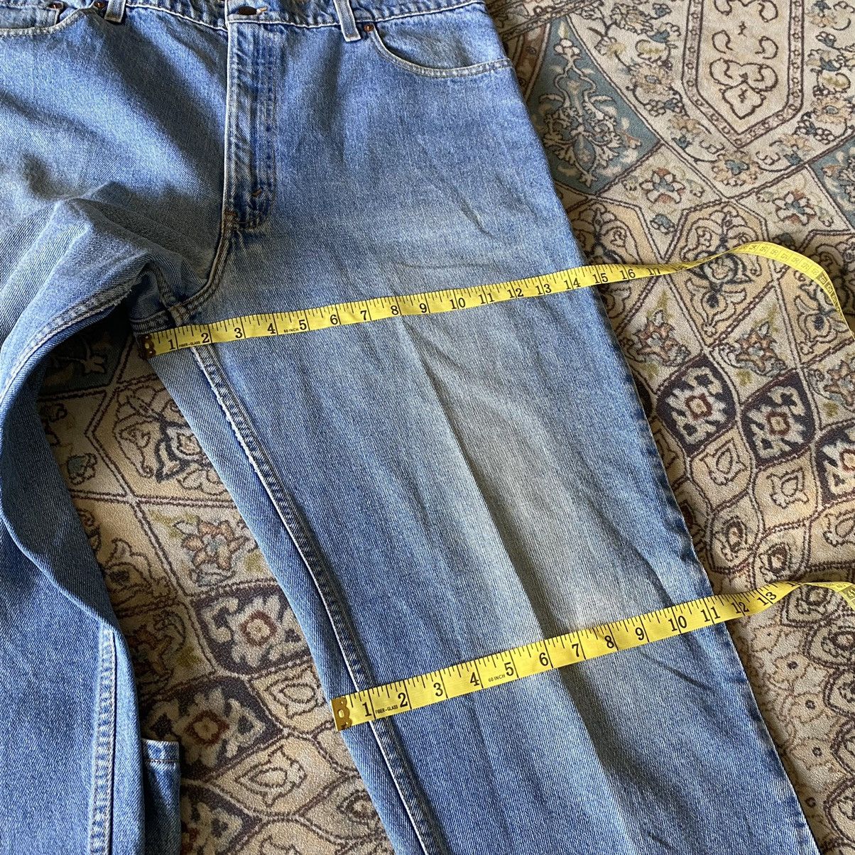 Levi's Vintage 90s Levis 550 Relaxed Fit Tapered Leg Jeans 40x34 Size US 40 / EU 56 - 19 Thumbnail