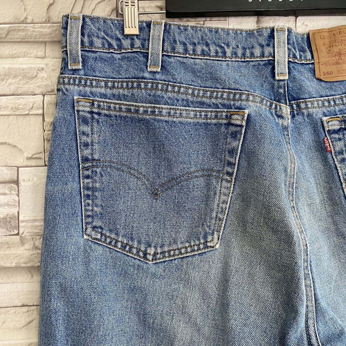 Levi's Vintage 90s Levis 550 Relaxed Fit Tapered Leg Jeans 40x34 Size US 40 / EU 56 - 11 Thumbnail