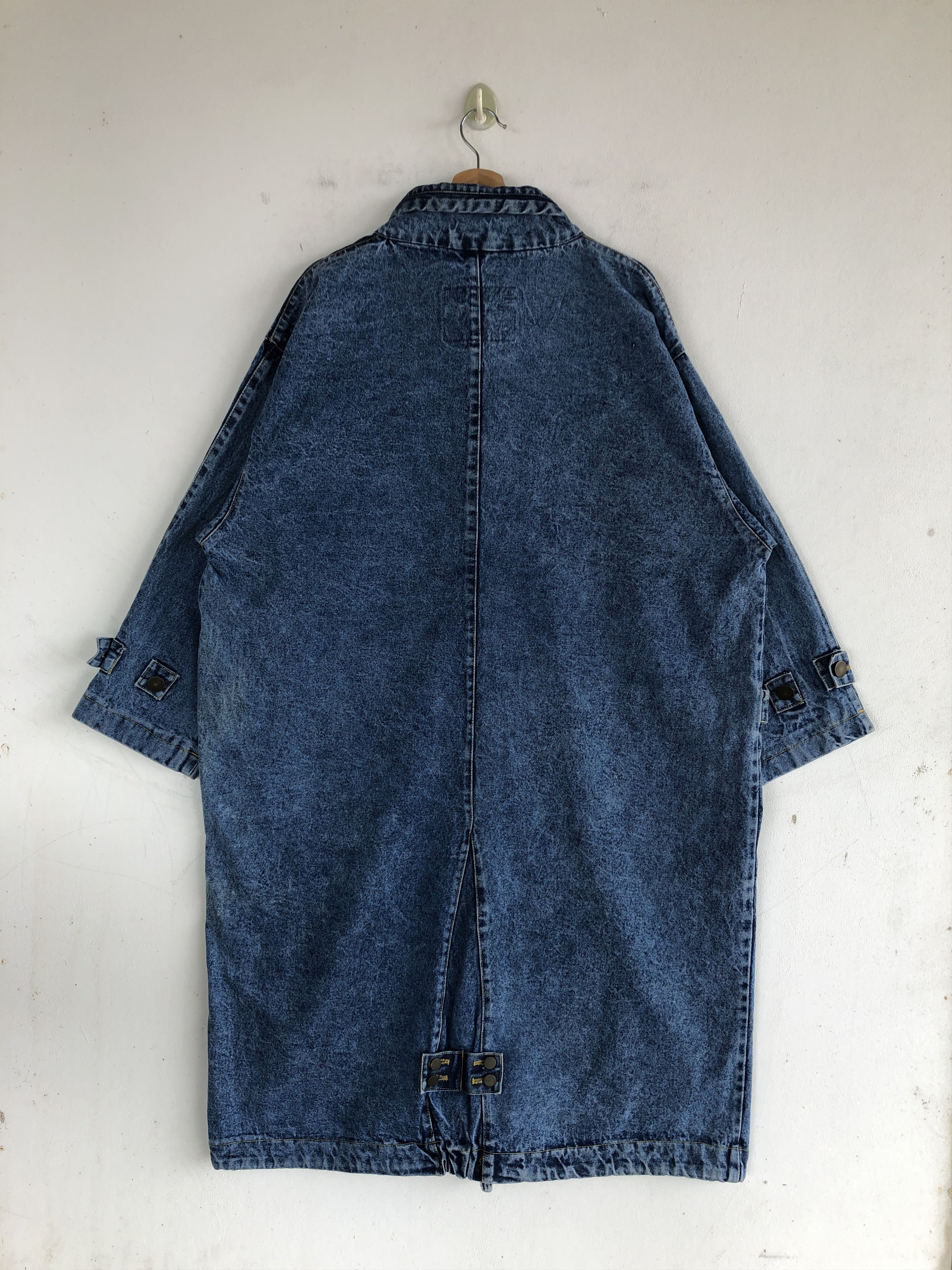 Japanese Brand × Vintage MUW Co Jeans Jacket Trench Jeans Jacket Worker Jacket Size US XL / EU 56 / 4 - 2 Thumbnail