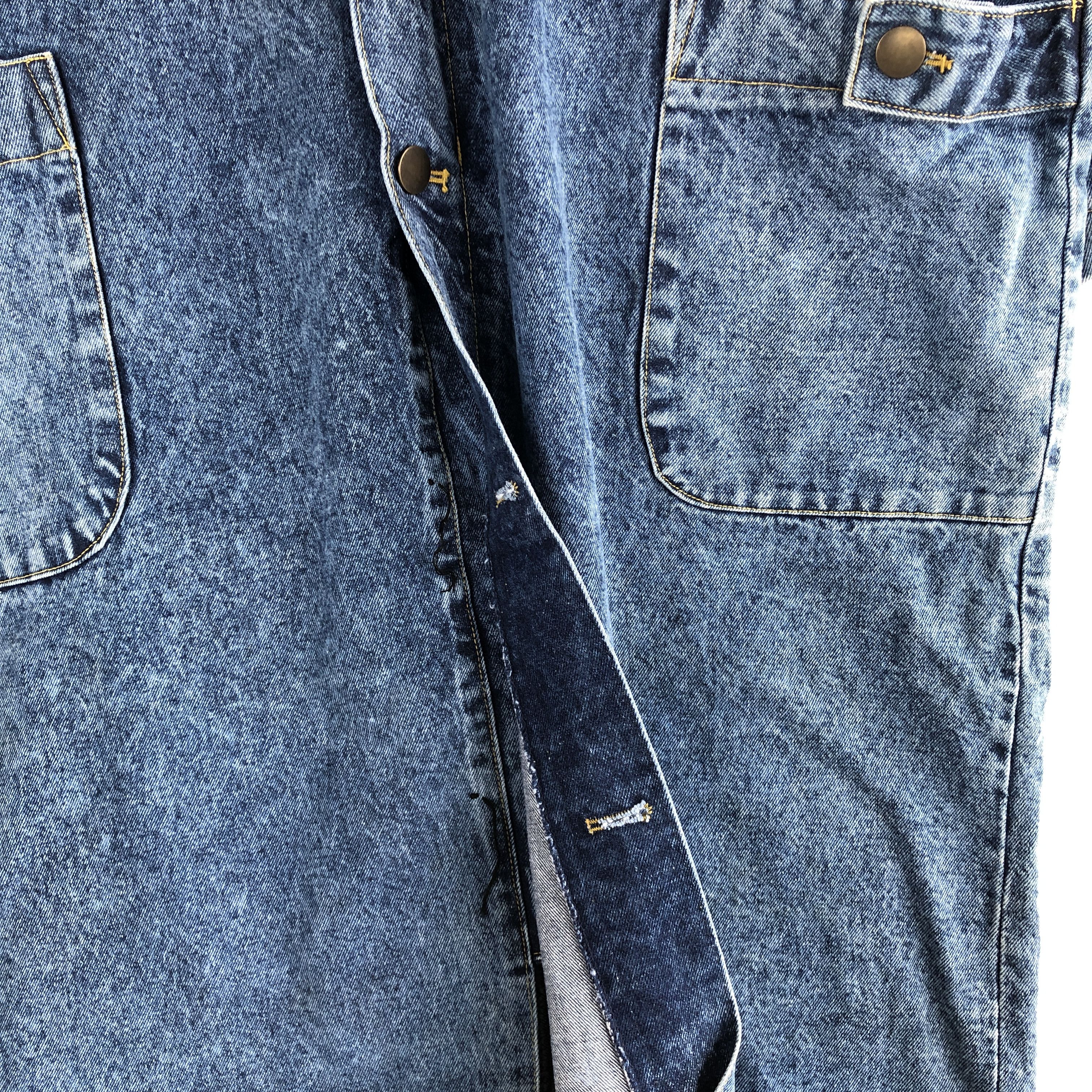 Japanese Brand × Vintage MUW Co Jeans Jacket Trench Jeans Jacket Worker Jacket Size US XL / EU 56 / 4 - 10 Thumbnail