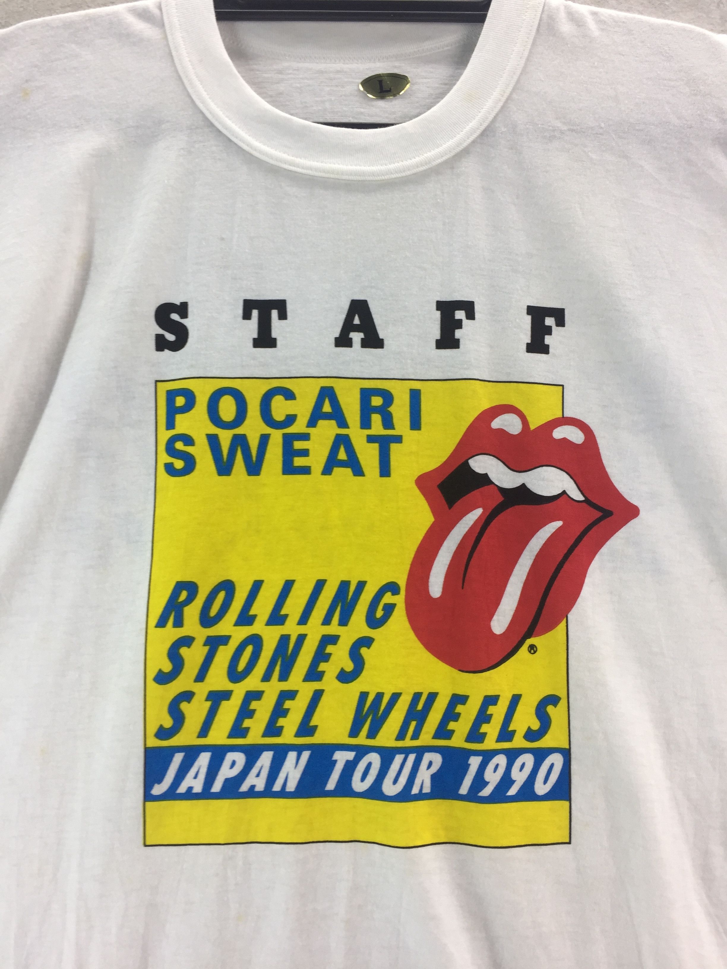 Band Tees × The Rolling Stones × Vintage Rolling Stone Vintage tee tour Japan Size US L / EU 52-54 / 3 - 3 Thumbnail