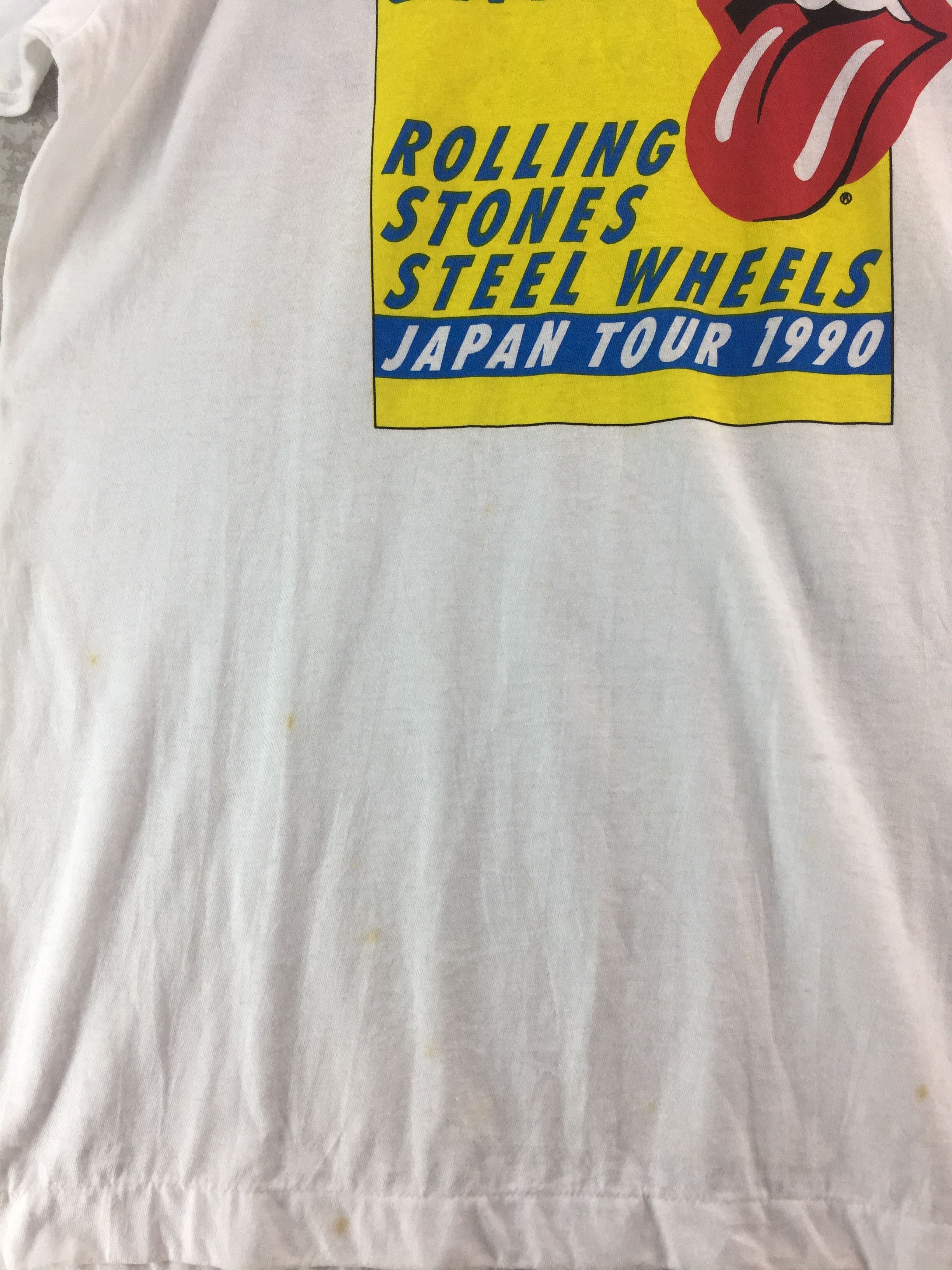 Band Tees × The Rolling Stones × Vintage Rolling Stone Vintage tee tour Japan Size US L / EU 52-54 / 3 - 4 Thumbnail