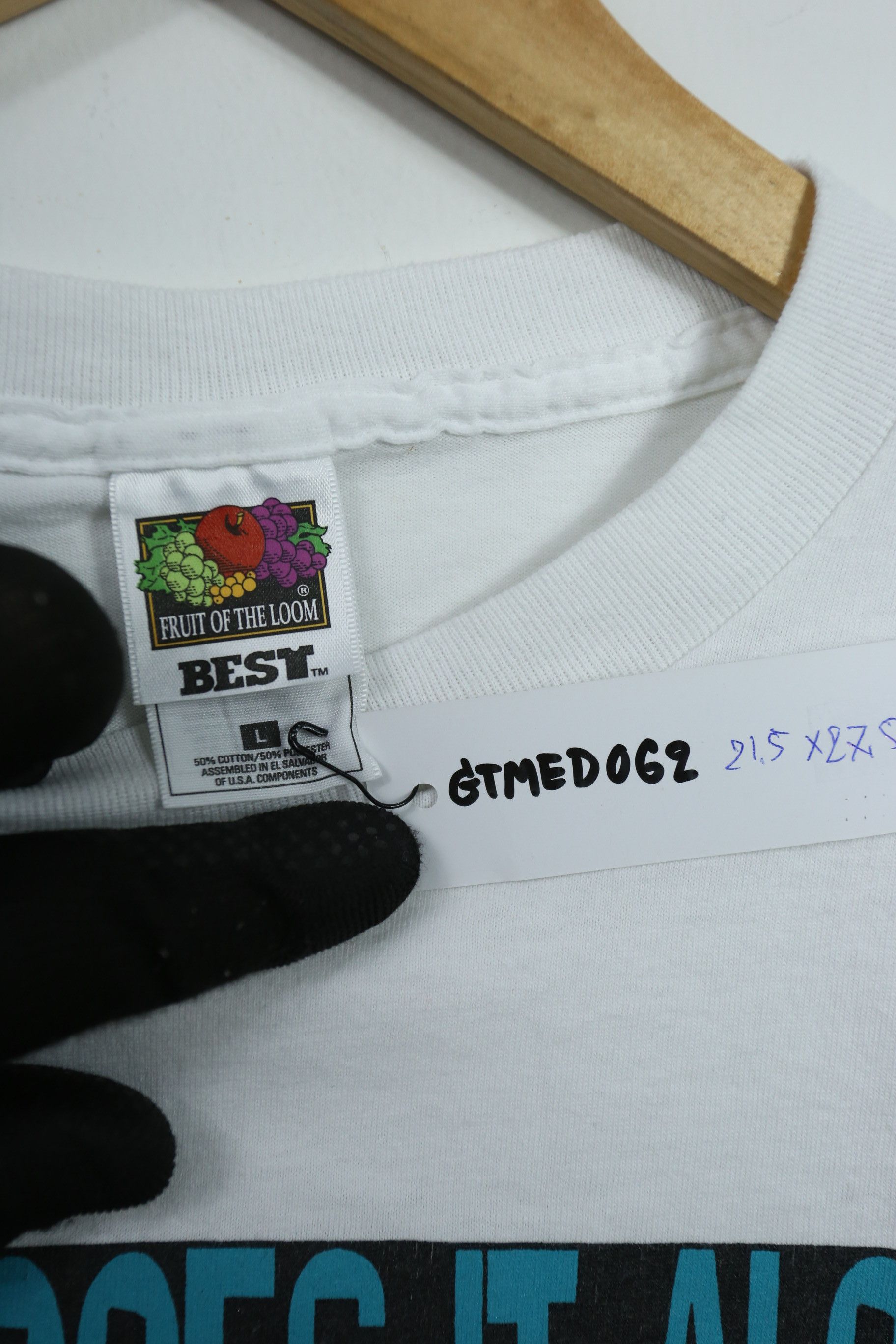 Free People × Vintage Vintage gang resistance education and training tee GTMED062 Size US L / EU 52-54 / 3 - 4 Thumbnail