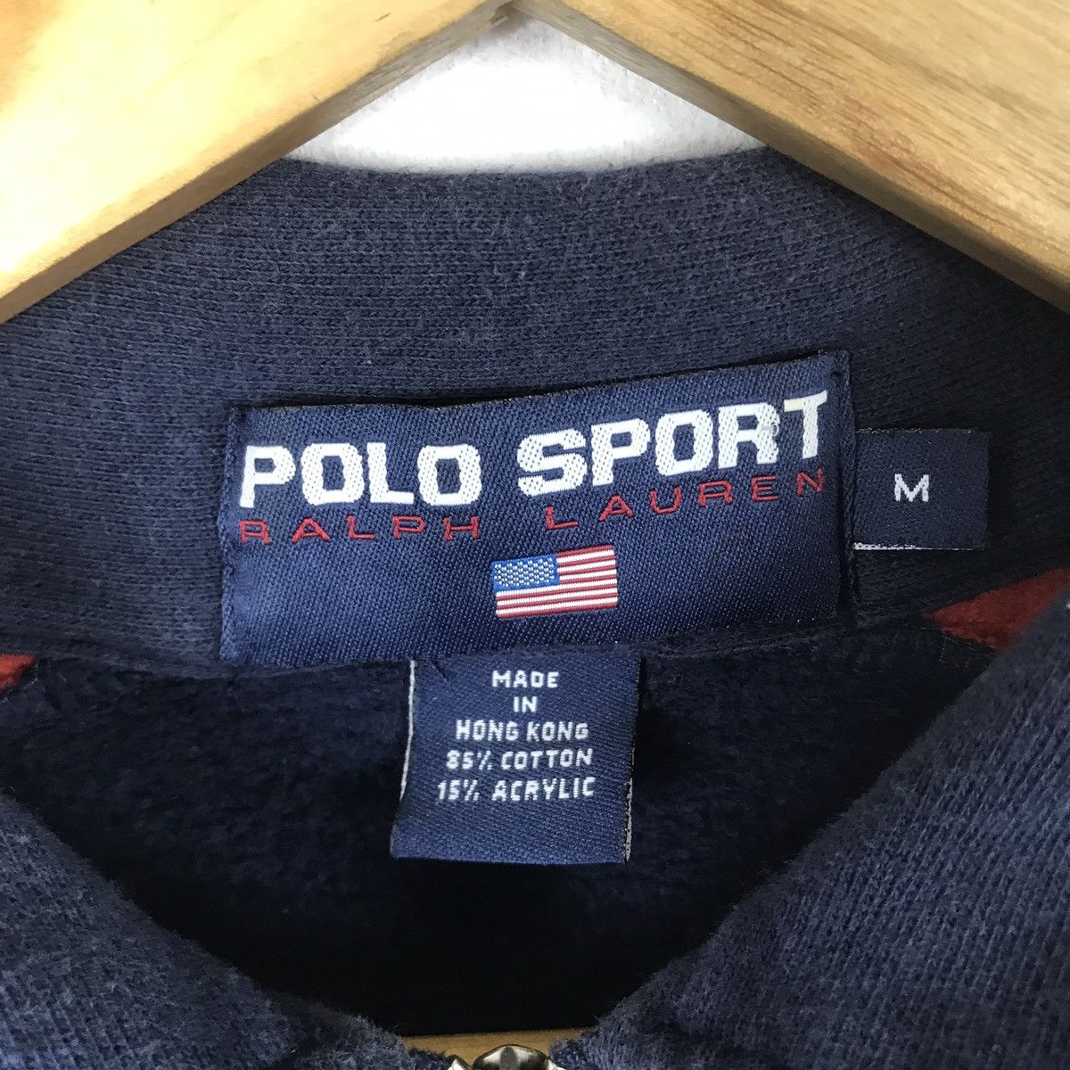 Polo Ralph Lauren × Vintage Vintage Polo Sport Usa Polo 67 By Ralph Lauren Sweatshirt Size US M / EU 48-50 / 2 - 4 Thumbnail