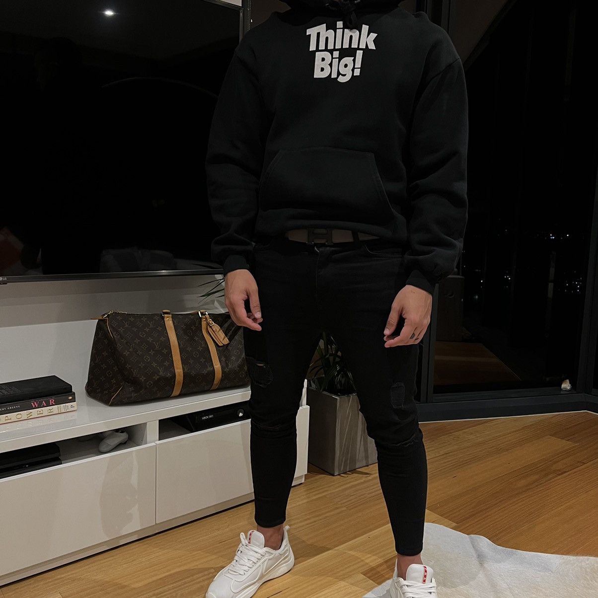 Balenciaga Balenciaga “Think Big!” Hoodie | Grailed