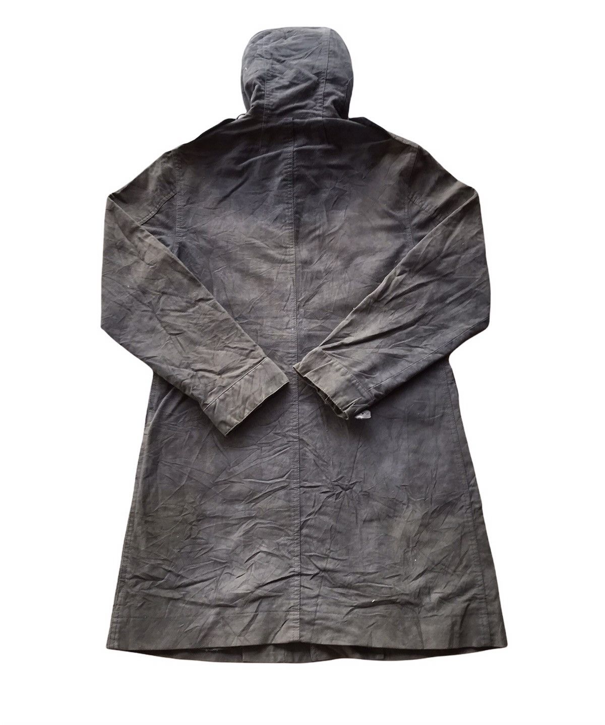 Marc Jacobs MARC JACOBS Distressed Washed Field Jacket Hooded Parka Coat Size US S / EU 44-46 / 1 - 2 Thumbnail