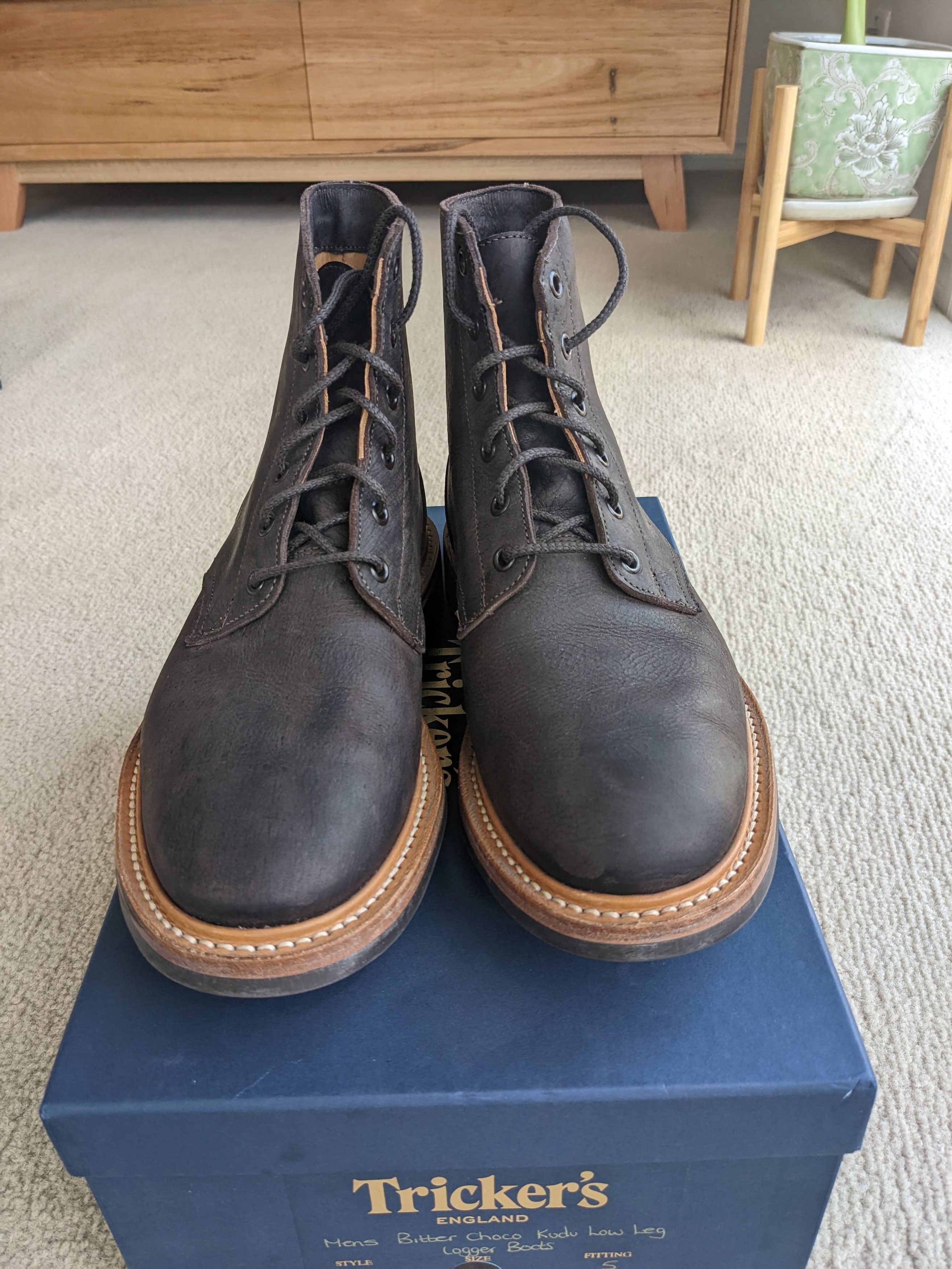 Trickers logger boot sales
