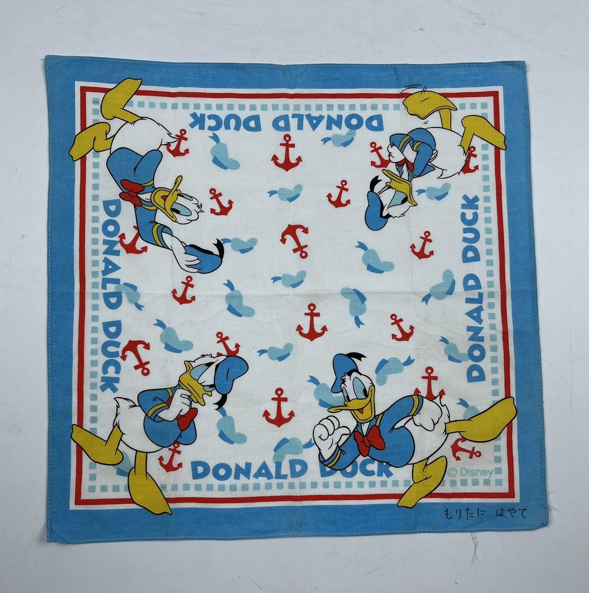 Vintage donald duck bandana handkerchief pocket square HC0211 | Grailed