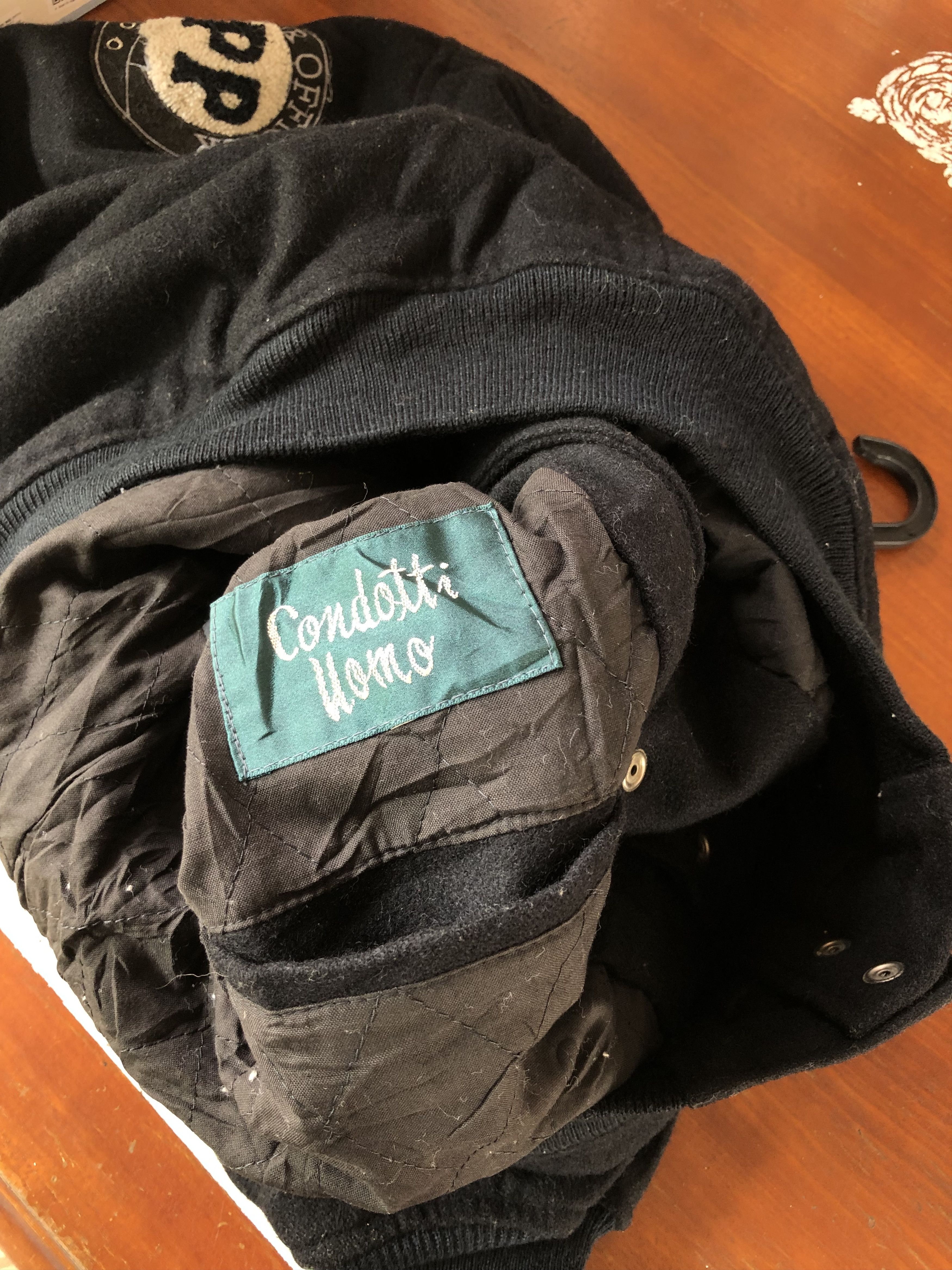 Vintage RARE🔥VINTAGE CONDOTTI UOMO FRENCH EMPEROR WOOL VARSITY Size US L / EU 52-54 / 3 - 6 Thumbnail