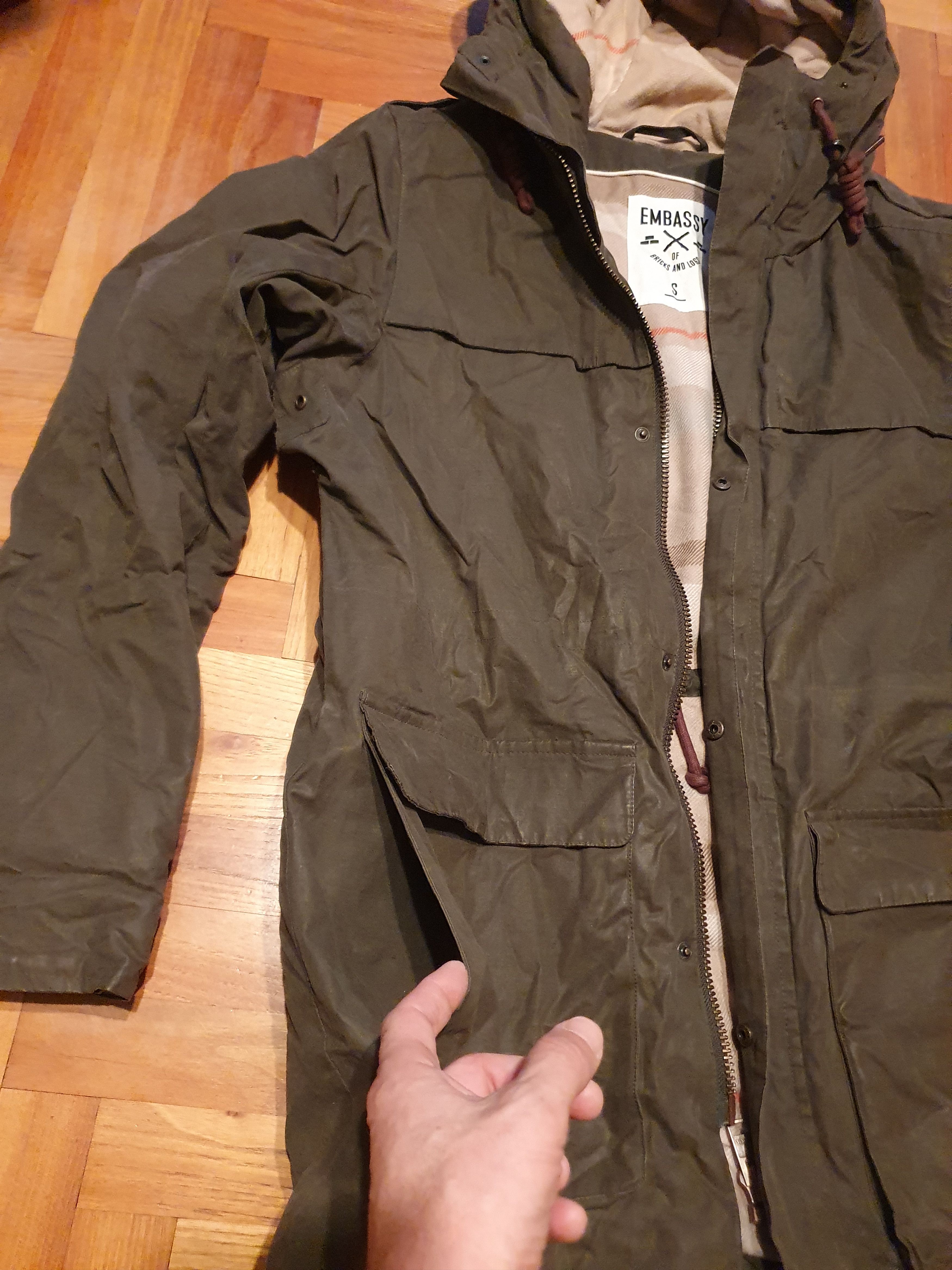 Designer Embassy Of Bricks and Logs Vtg SWAG parka,sz S Size US XS / EU 42 / 0 - 5 Thumbnail