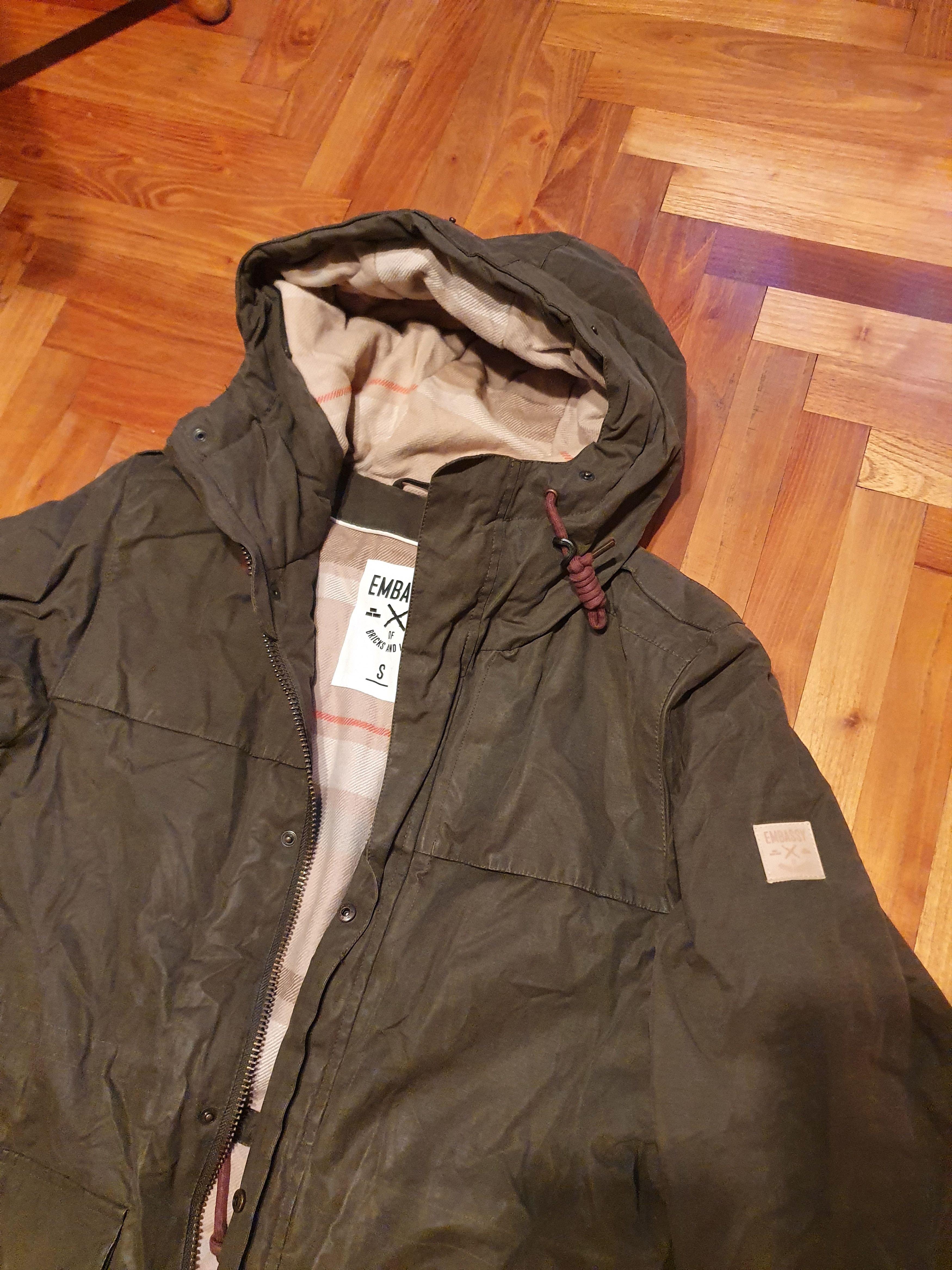 Designer Embassy Of Bricks and Logs Vtg SWAG parka,sz S Size US XS / EU 42 / 0 - 4 Thumbnail