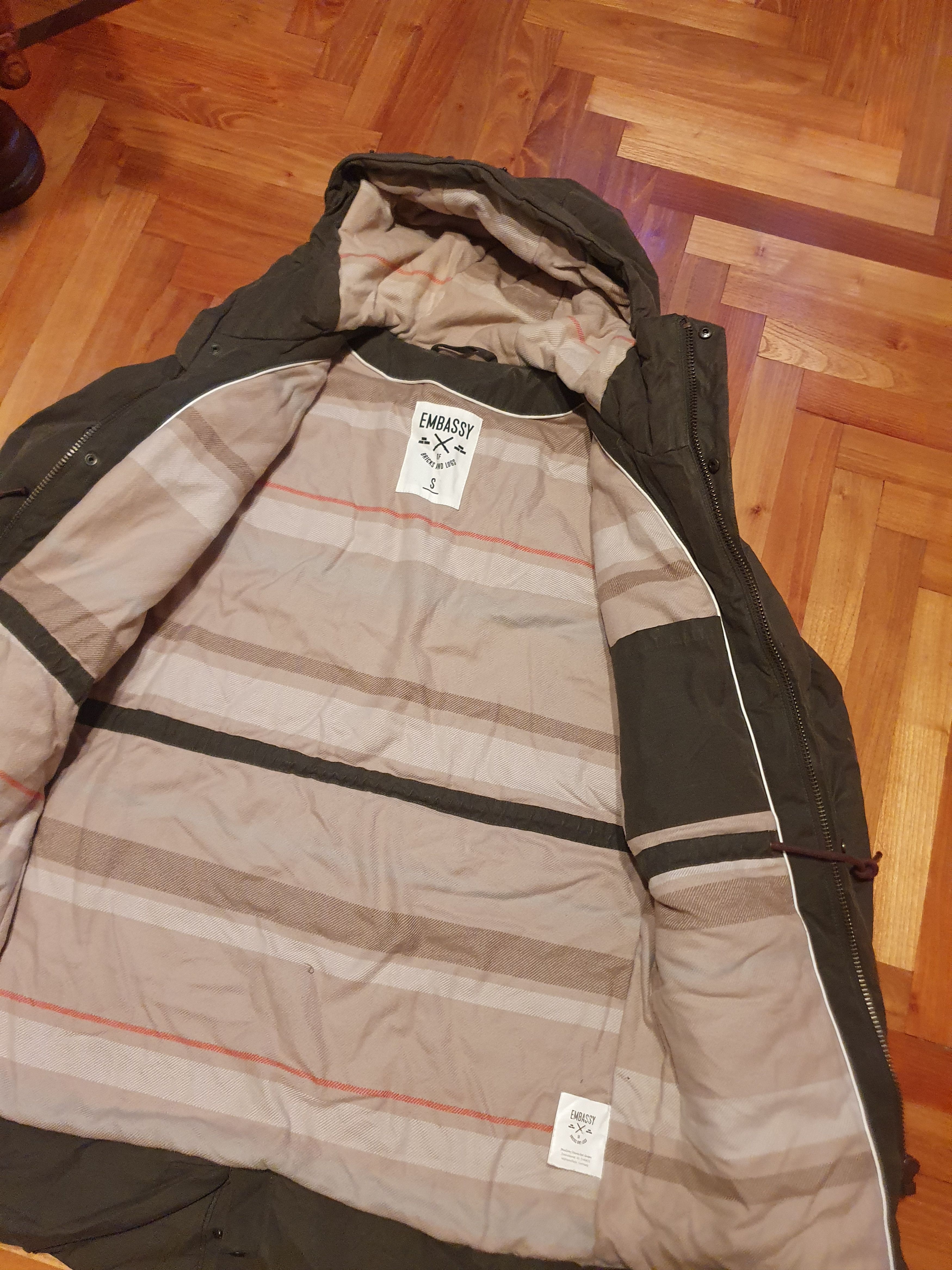 Designer Embassy Of Bricks and Logs Vtg SWAG parka,sz S Size US XS / EU 42 / 0 - 7 Thumbnail