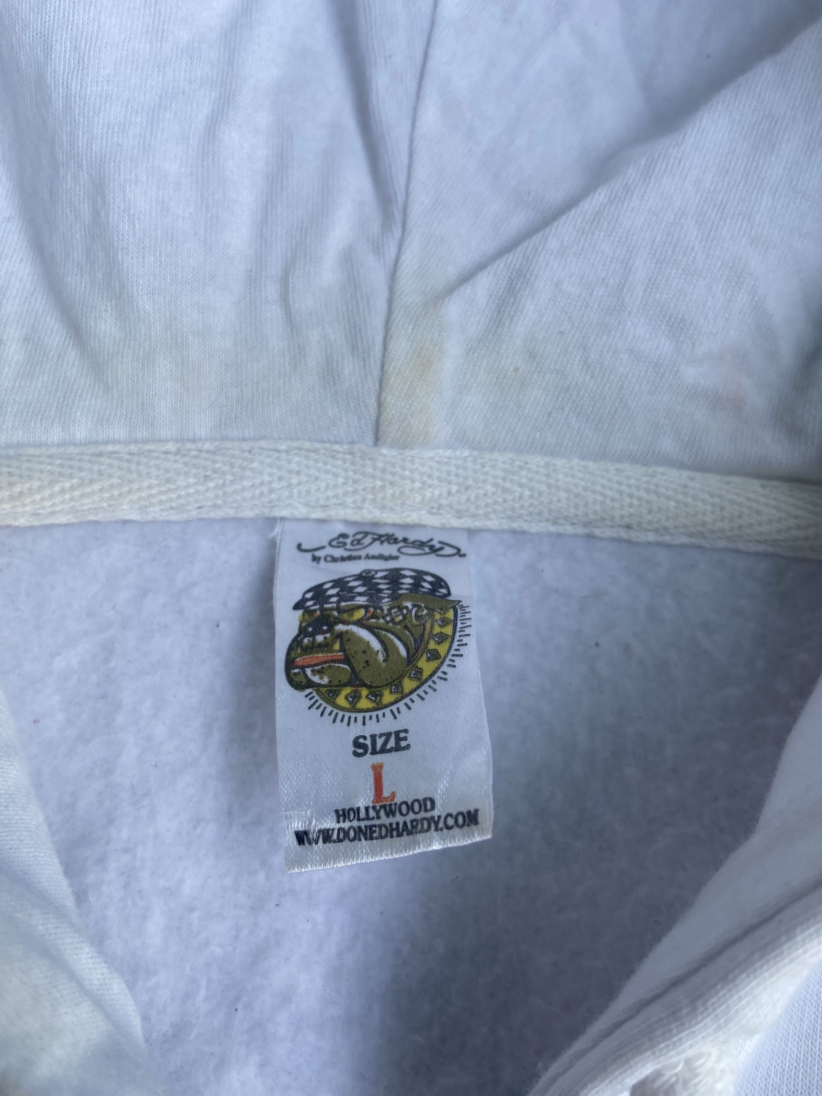 Christian Audigier Vintage Ed Hardy Zip Up Hoodie Size US L / EU 52-54 / 3 - 4 Thumbnail