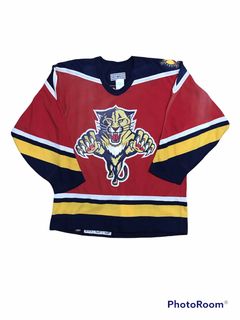 Vintage CCM Florida Panthers Goalie Cut Blank Jersey Tagged 4X