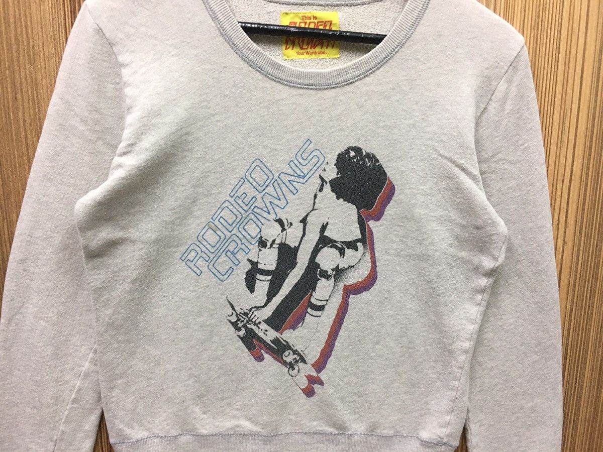 Japanese Brand Vintage Rodeo Crown Skate Sweatshirt Size US XS / EU 42 / 0 - 2 Thumbnail