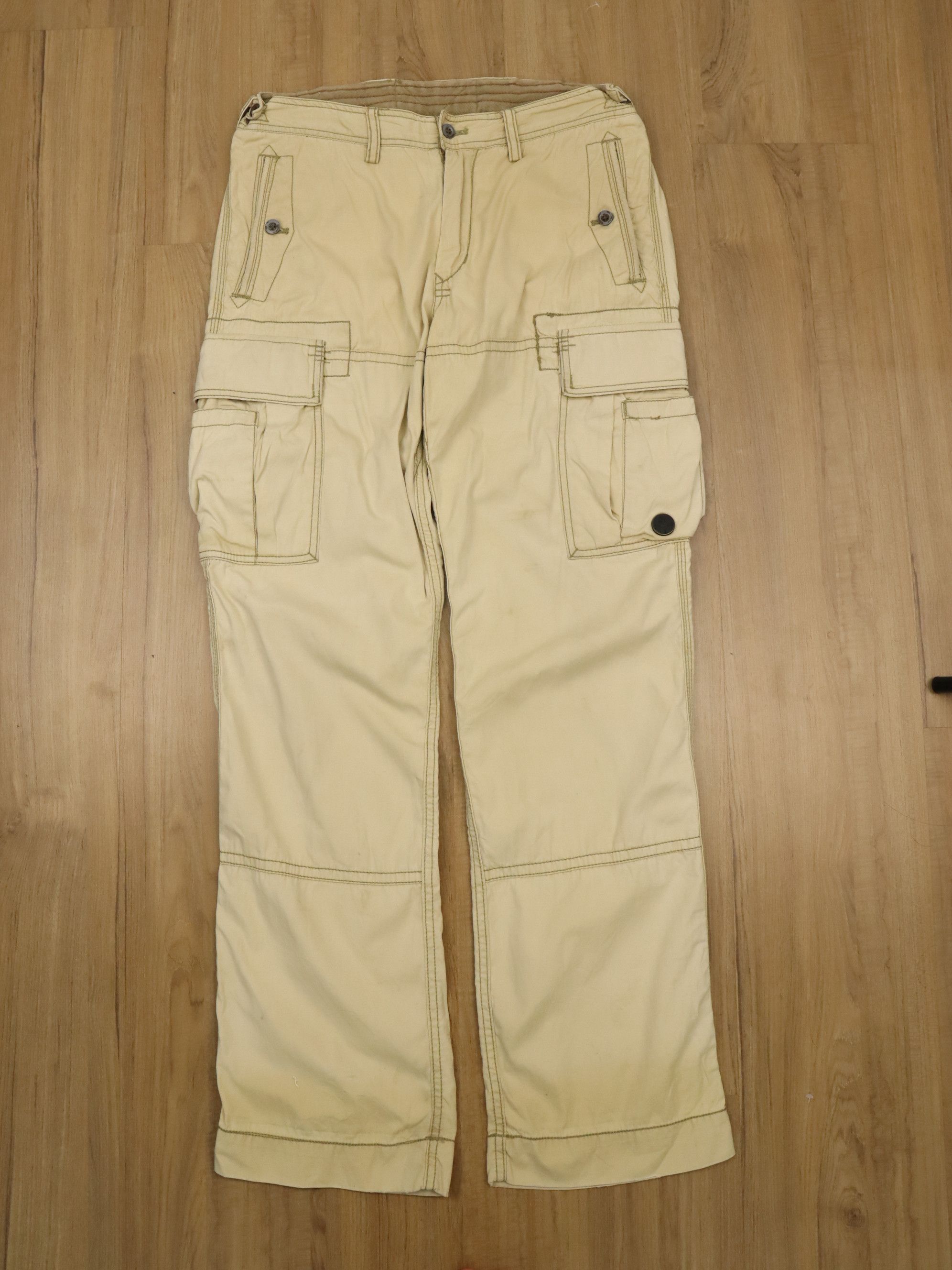 Polo Ralph Lauren × Ralph Lauren PRL Cargo Light Cream Pant Size US 31 - 9 Thumbnail