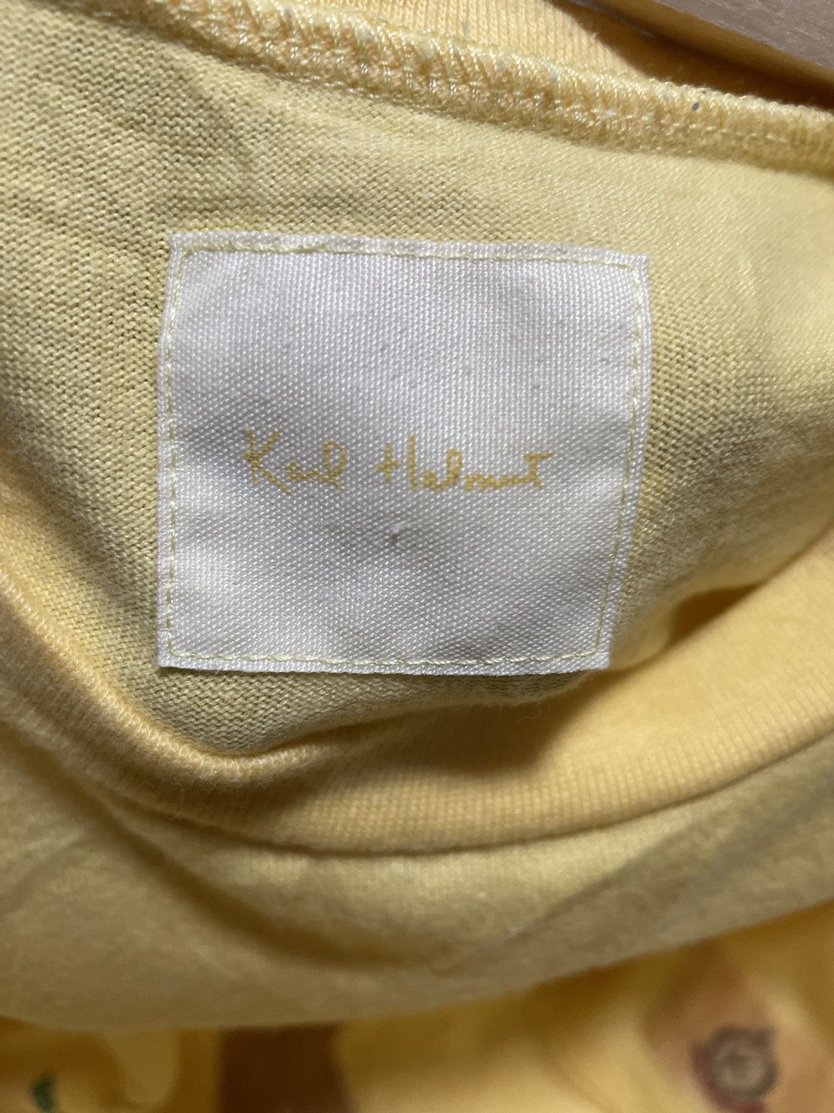 Japanese Brand × Karl Helmut × Vintage Rare Karl Helmut Spell Out Big Logo Patch Work Size US L / EU 52-54 / 3 - 7 Thumbnail