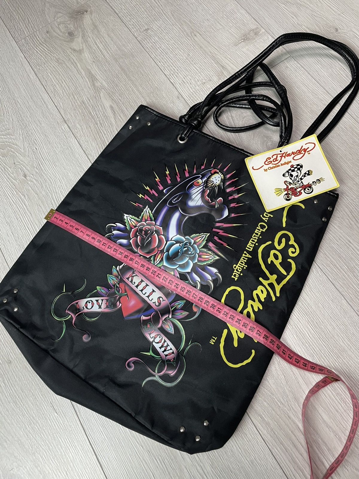 Christian Audigier × Ed Hardy × Vintage Rare Ed Hardy Vintage Shoulder Bag Size ONE SIZE - 8 Thumbnail