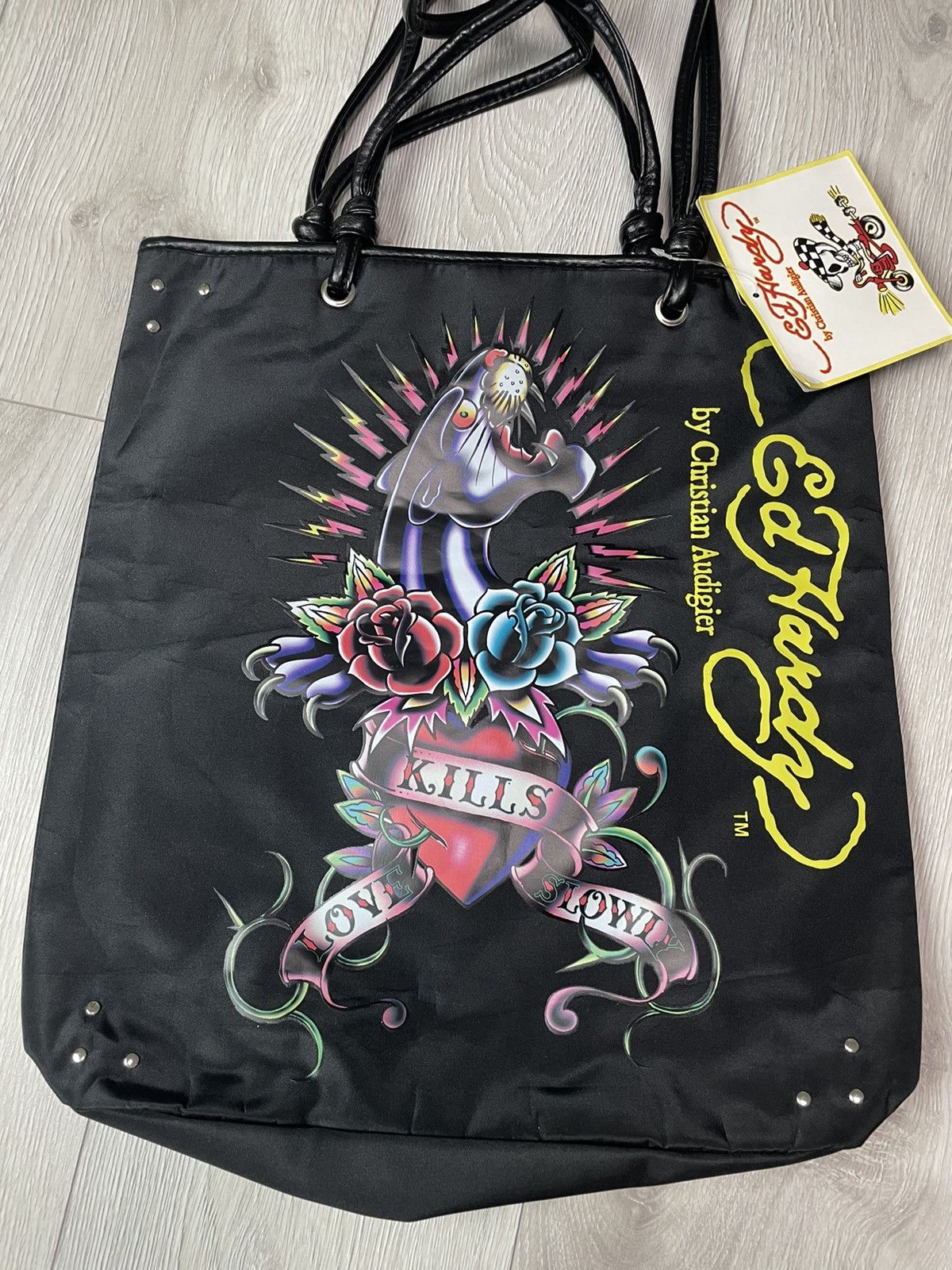 Christian Audigier × Ed Hardy × Vintage Rare Ed Hardy Vintage Shoulder Bag Size ONE SIZE - 2 Thumbnail