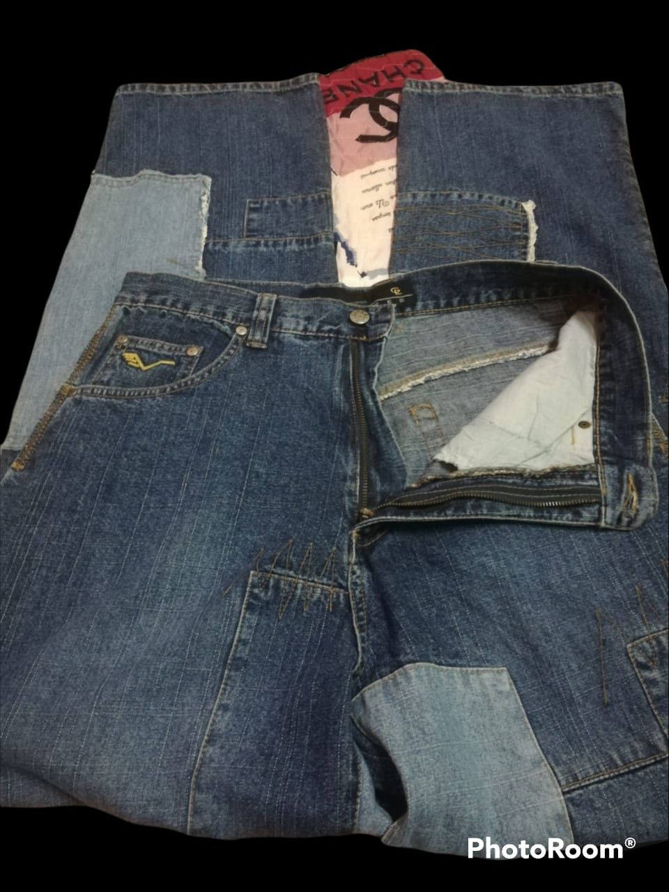 💥Rare Design💥 Japanese Brand Street Cut Patchwork Pants