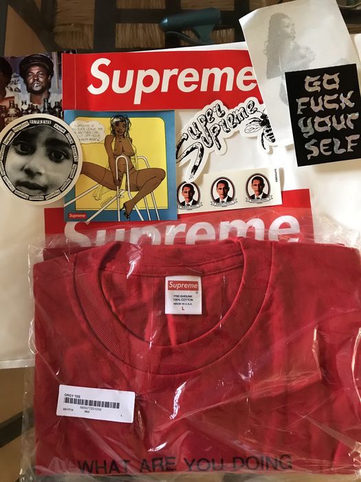 Supreme Red Orgy Tee Grailed