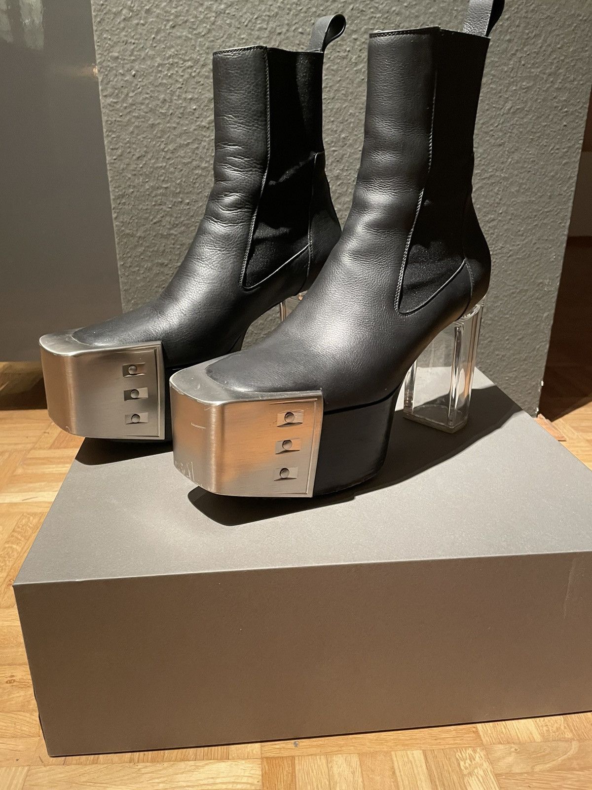 Rick Owens Rick Owens Bevel Kiss Heels SS21 Size 45 US 12 | Grailed