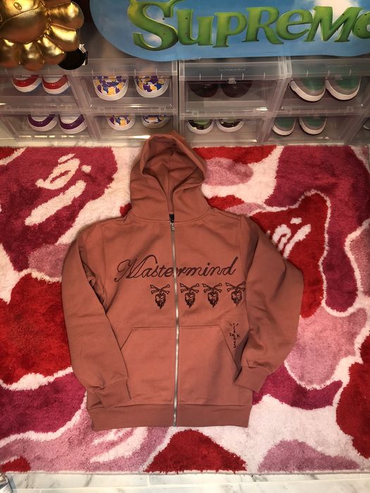 Travis Scott Cactus Jack For Mastermind Skull Zip Up Hoodie | Grailed