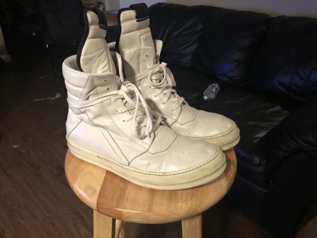Rick Owens Milk Geobaskets Size US 9 / EU 42 - 4 Thumbnail