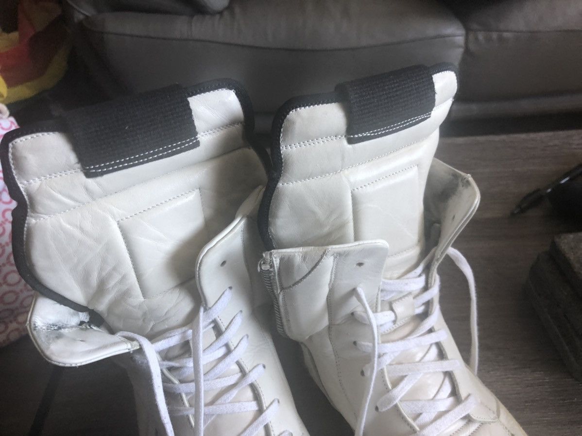 Rick Owens Milk Geobaskets Size US 9 / EU 42 - 8 Thumbnail