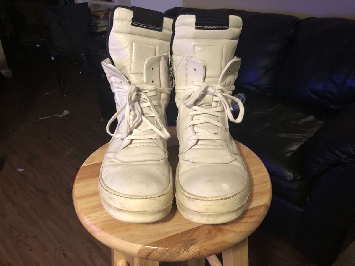 Rick Owens Milk Geobaskets Size US 9 / EU 42 - 2 Thumbnail