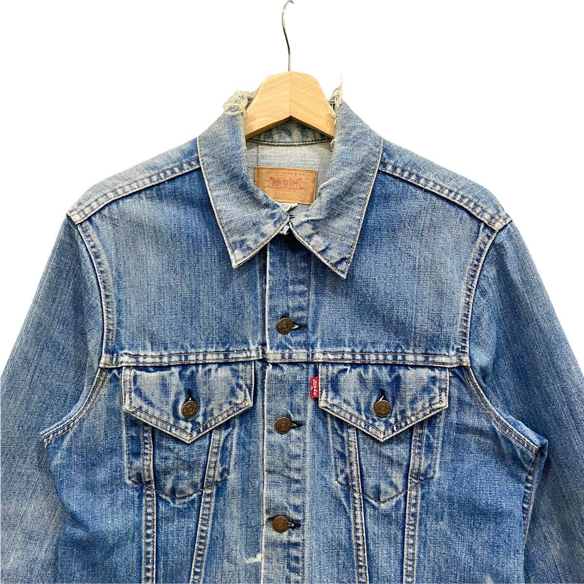 Levi's × Levi's Vintage Clothing Vintage!! Levis Strauss & Co Distressed Denim Jacket Size US M / EU 48-50 / 2 - 3 Thumbnail