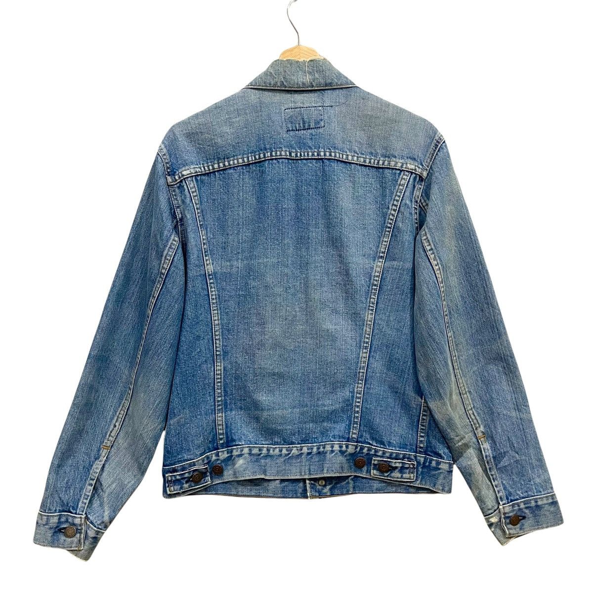 Levi's × Levi's Vintage Clothing Vintage!! Levis Strauss & Co Distressed Denim Jacket Size US M / EU 48-50 / 2 - 11 Thumbnail