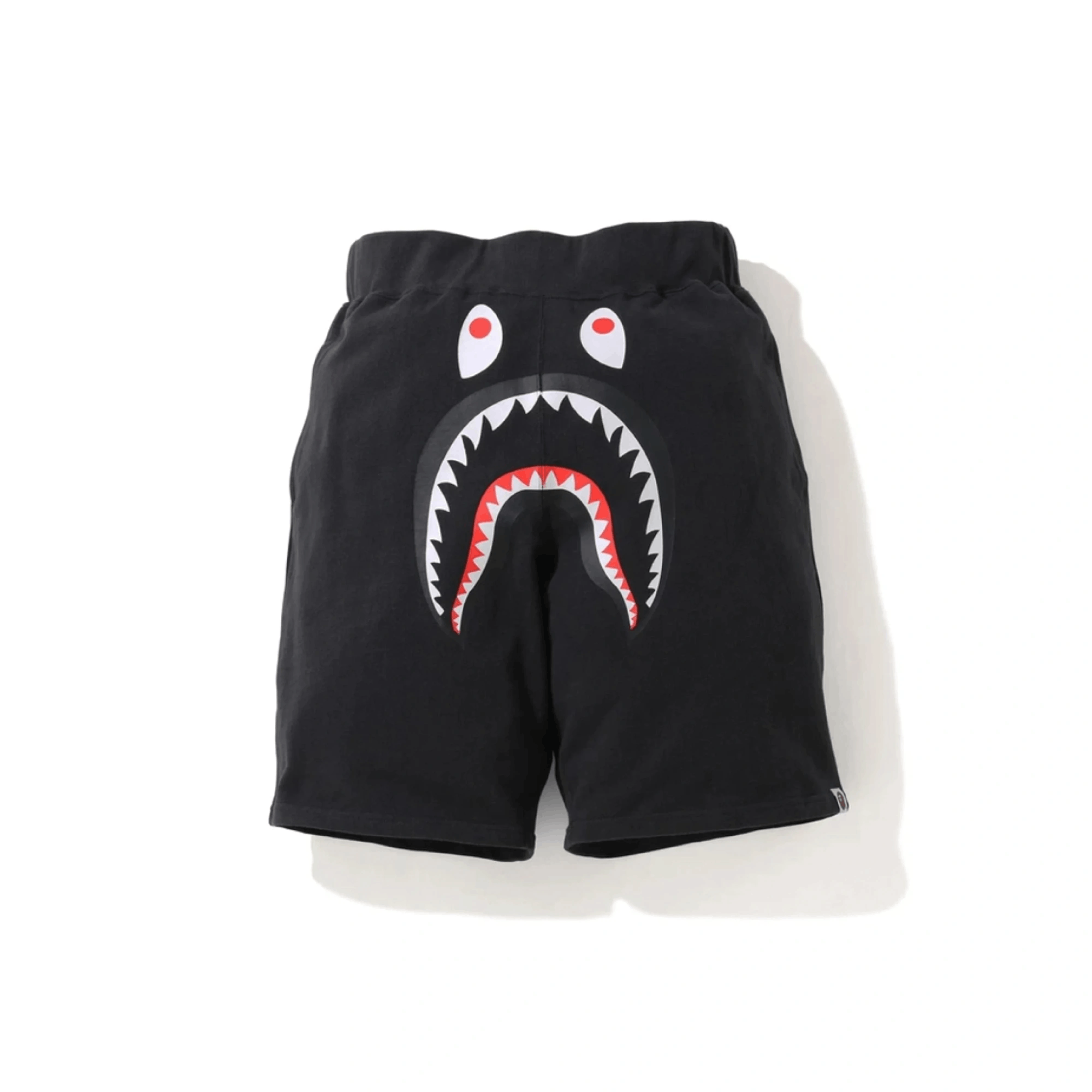 Bape (Size M) BAPE Shark Wide Sweat Shorts Black Size US 32 / EU 48 - 1 Thumbnail