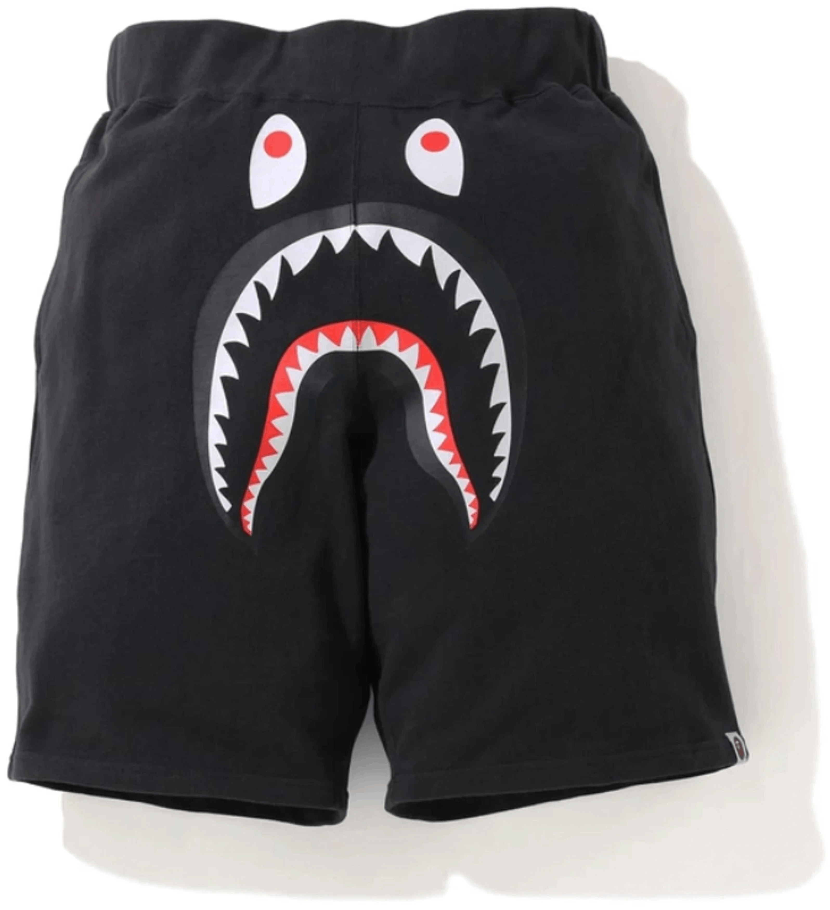 Bape (Size M) BAPE Shark Wide Sweat Shorts Black Size US 32 / EU 48 - 2 Thumbnail