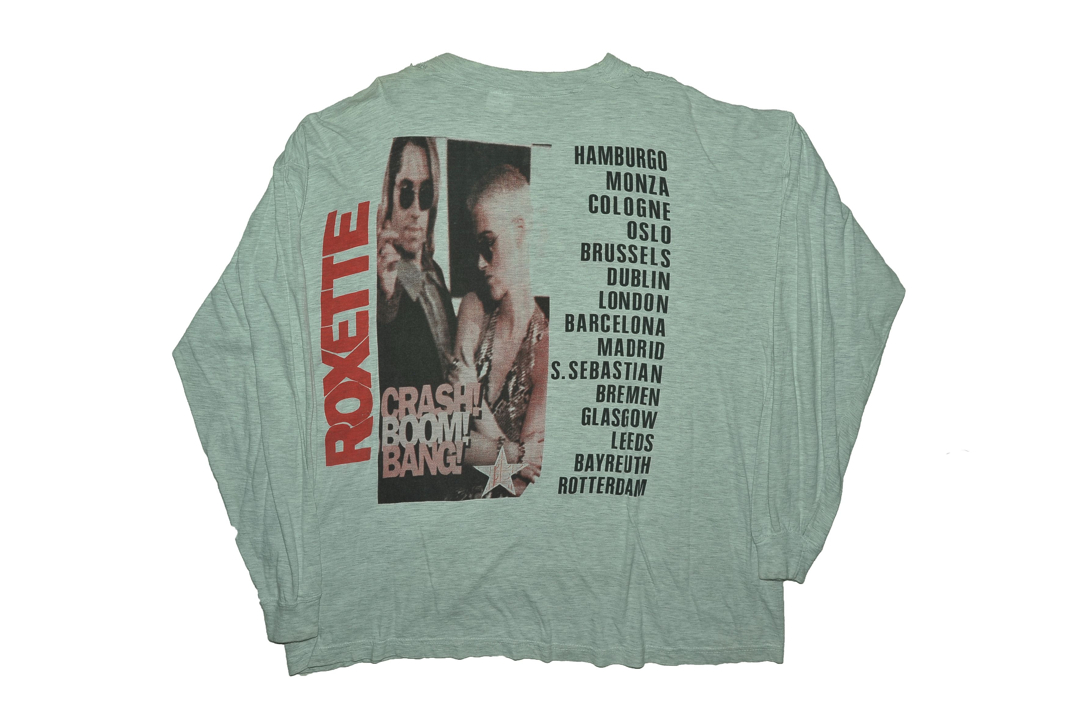 Vintage Vintage 90's Roxette Europe Tour Longsleeves Size US XXL / EU 58 / 5 - 2 Thumbnail