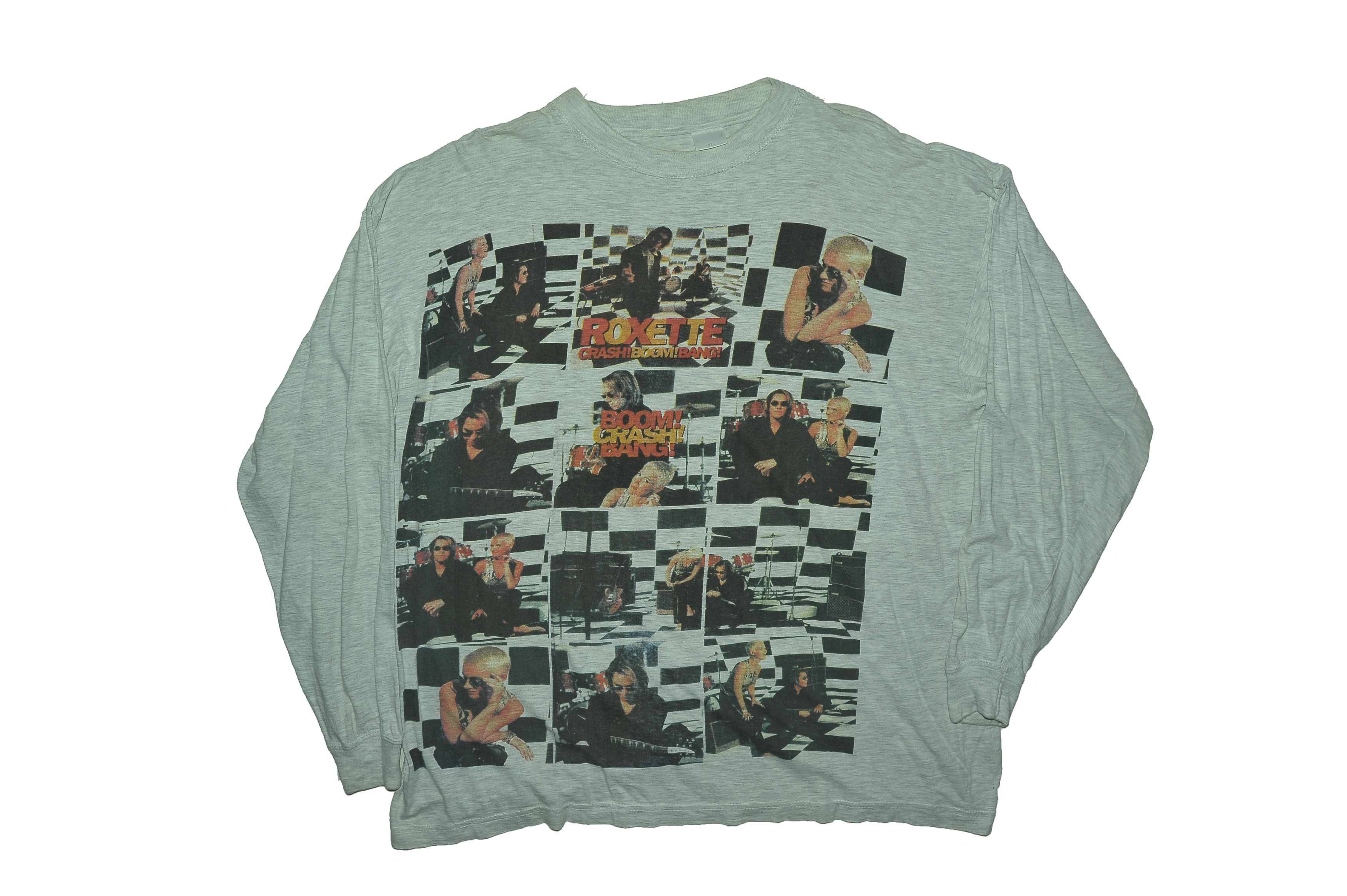 Vintage Vintage 90's Roxette Europe Tour Longsleeves Size US XXL / EU 58 / 5 - 1 Thumbnail