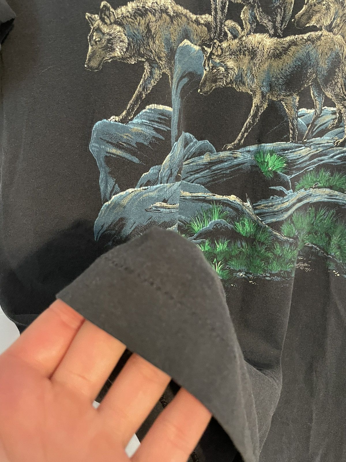 Other Vintage Wolf Screen Stars Best Single Stitch T Size US M / EU 48-50 / 2 - 5 Thumbnail