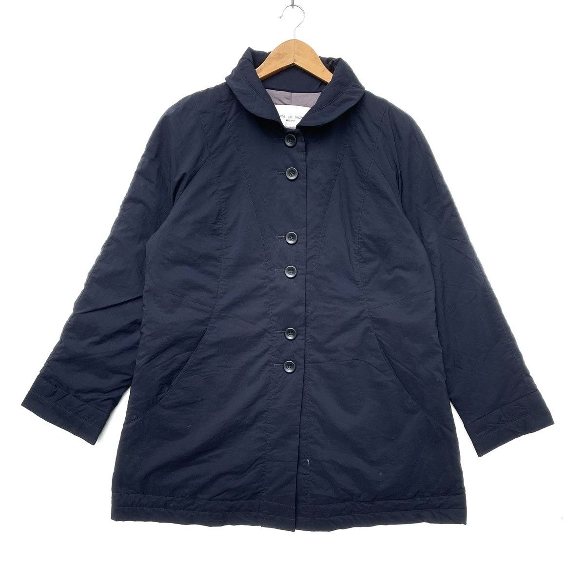 Vintage Vintage 90s Gianni Lo Giudice MILANO Long Jacket | L | Size US L / EU 52-54 / 3 - 1 Thumbnail