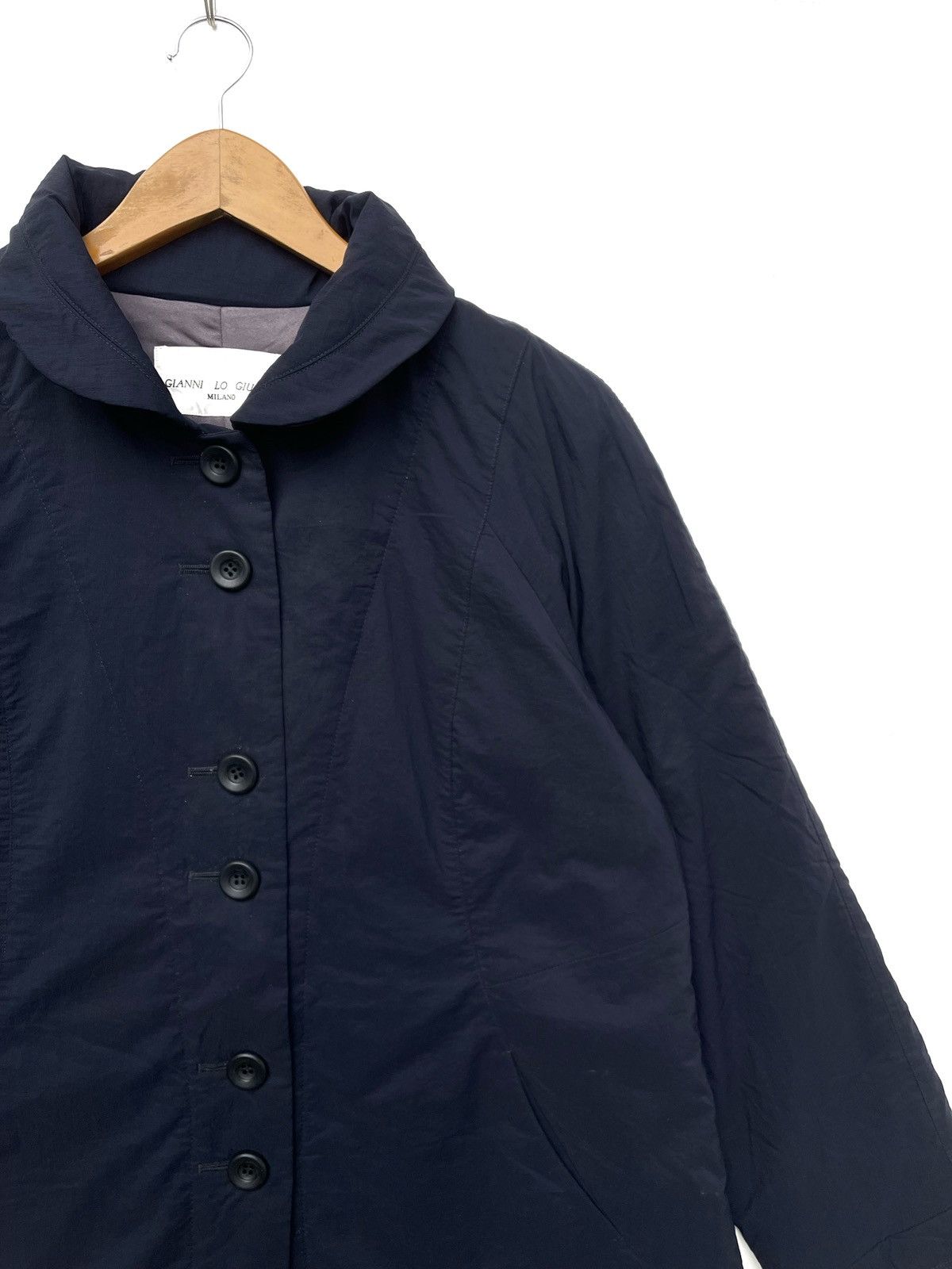 Vintage Vintage 90s Gianni Lo Giudice MILANO Long Jacket | L | Size US L / EU 52-54 / 3 - 2 Thumbnail