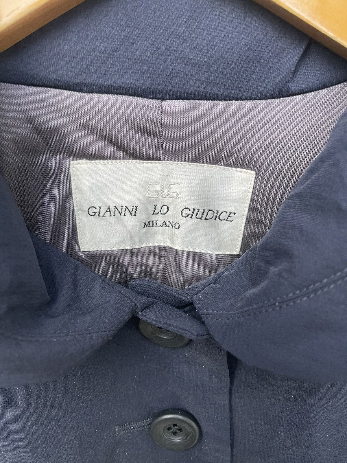 Vintage Vintage 90s Gianni Lo Giudice MILANO Long Jacket | L | Size US L / EU 52-54 / 3 - 3 Thumbnail